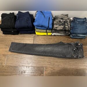 Lot - Gap fit boys pants size 8 gap stretch denim skinny size 8 sold as lot